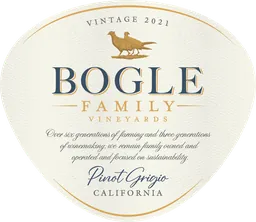Bogle Vineyards Pinot Grigio