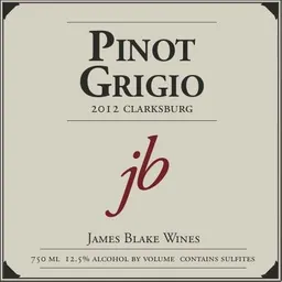 James Blake Wines Pinot Grigio
