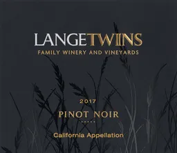 LangeTwins Clarksburg Pinot Noir