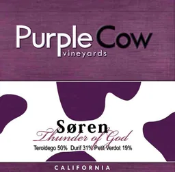 Purple Cow Vineyards Soren Thunder of God