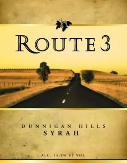 Route 3 Wines Syrah