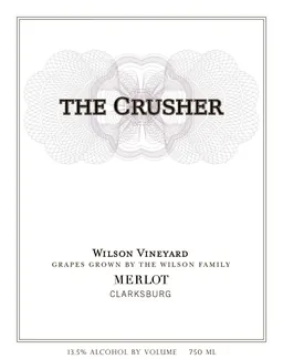 The Crusher Wilson Vineyard Merlot