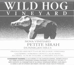 Wild hog Vineyard Wild Hog Nova Vineyard Petite Sirah
