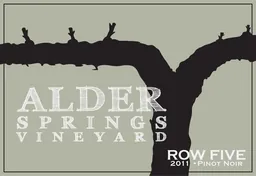 Alder Springs Vineyard Row Five Pinot Noir