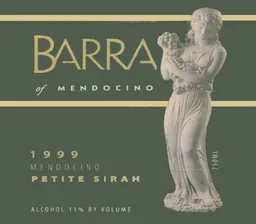 Barra of Mendocino Petite Sirah
