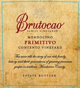 Contento Vineyard Primitivo
