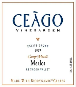 Ceago Estate Wines Camp Masut Merlot