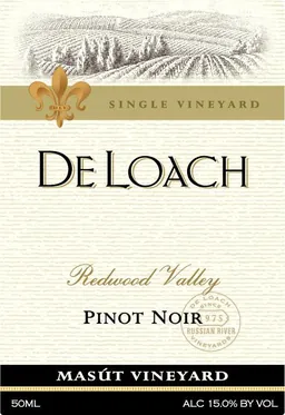 DeLoach Vineyards DeLoach Masut Vineyard Pinot Noir