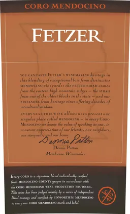 Mendocino Coro Zinfandel