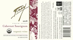 Frey NSA Organic Cabernet Sauvignon