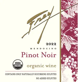 Frey Organic Pinot Noir