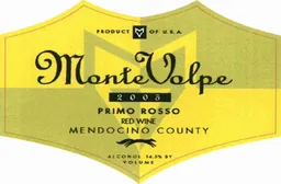 Monte Volpe Primo Rosso