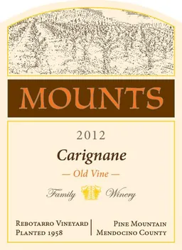 Carignane Rebottaro Vineyard