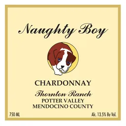 Naughty Boy Vineyard Thornton Ranch Chardonnay