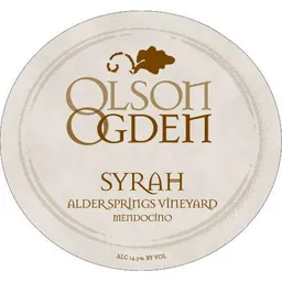 Alder Springs Vineyard Syrah
