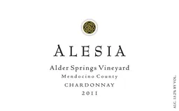 Alesia Alder Springs Vineyard Chardonnay