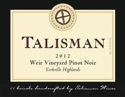 Talisman Wines Weir Pinot Noir