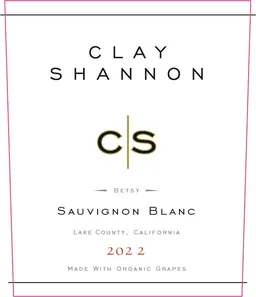 Clay Shannon Betsy Vineyard Sauvignon Blanc