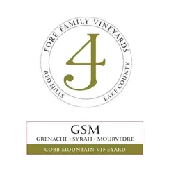 Fore Family Vineyards Cobb Mountain Vineyard GSM Grenache Syrah Mourvedre