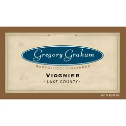 Gregory Graham Bartolucci Vineyard Viognier