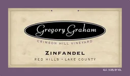Gregory Graham Crimson Hill Vineyard Zinfandel