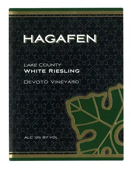 Hagafen Lake County White Riesling