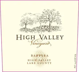 High Valley Vineyards Barbera