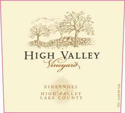 High Valley Vineyards Zinfandel