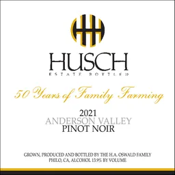 Husch Vineyards Anderson Valley Pinot Noir