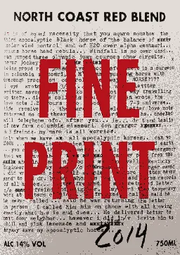 Fine Print North Coast Red Blend