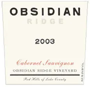 Obsidian Ridge Cabernet Sauvignon