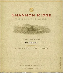 Shannon Ridge Terre Vermielle Barbera