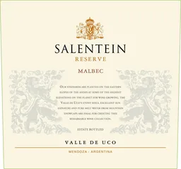 Bodegas Salentein Reserve Malbec