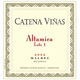 Vinas Altamira Lote 1 Malbec