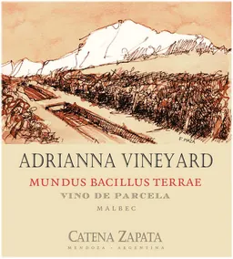 Zapata Adrianna Vineyard Mundus Bacillus Terrae Malbec