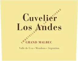 Cuvelier Los Andes Grand Malbec