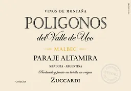 Poligonos del Valle de Uco Paraje Altamira Malbec