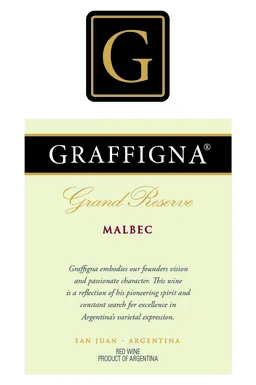 Graffigna Winery Grand Reserve Malbec