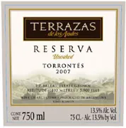Terrazas de los Andes Reserva Torrontes