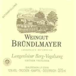 Brundlmayer Langenloiser Berg-Vogelsang Gruner Veltliner