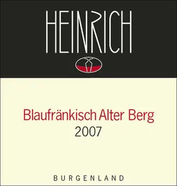 Heinrich Alter Berg Blaufrankisch