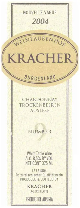 Kracher Trockenbeerenauslese Kollektion Chardonnay
