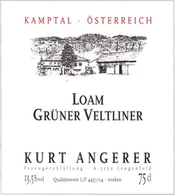 Kurt Angerer Loam Gruner Veltliner