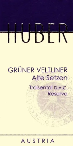 Markus Huber Alte Setzen Reserve Erste OTW Lage Gruner Veltliner