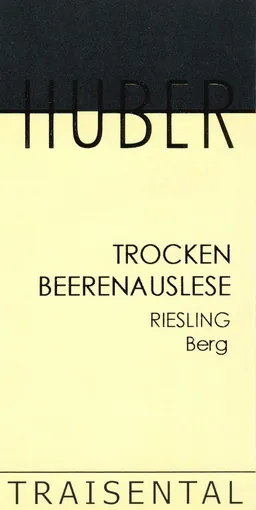 Markus Huber Berg Trocken beerenauslese Riesling