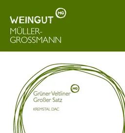 Muller-Grossman Grosser Satz Gruner Veltliner