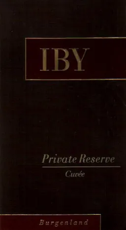Rotweingut IBY Mittelburgenland Cuvee Private Reserve
