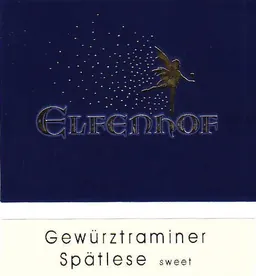 Elfenhof Gewurztraminer Spatlese Lieblich