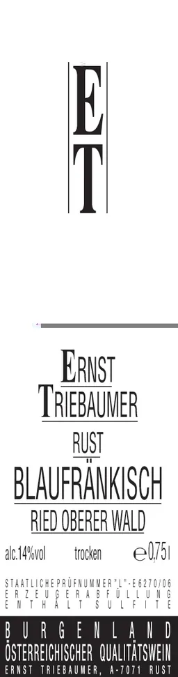 Ried Oberer Wald Blaufrankisch