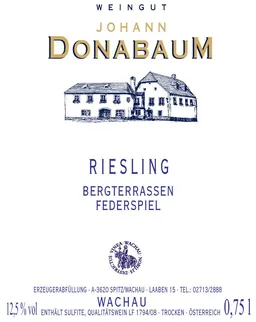 Bergterrassen Federspiel Riesling